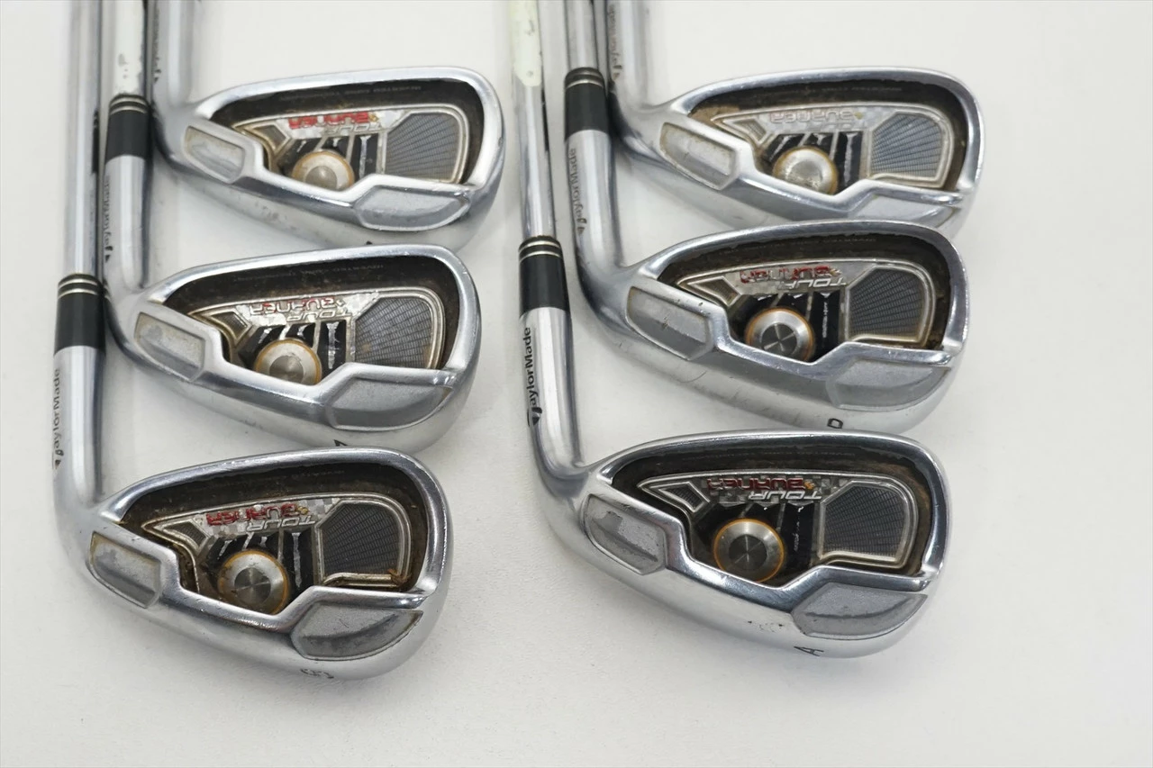 Taylormade Tour Burner Iron Set 6-Pw, Aw Stiff Flex Steel 1018138 Fair - Image 4