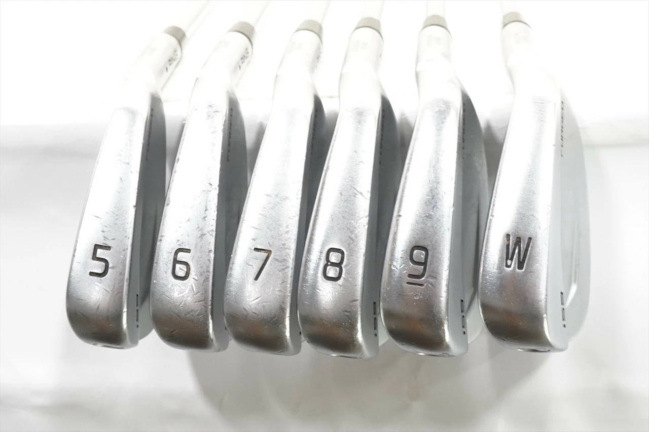 Ping I59 Orange Dot Iron Set 5-Pw Stiff Flex Dynamic Gold 120 Steel 1018247 Good
