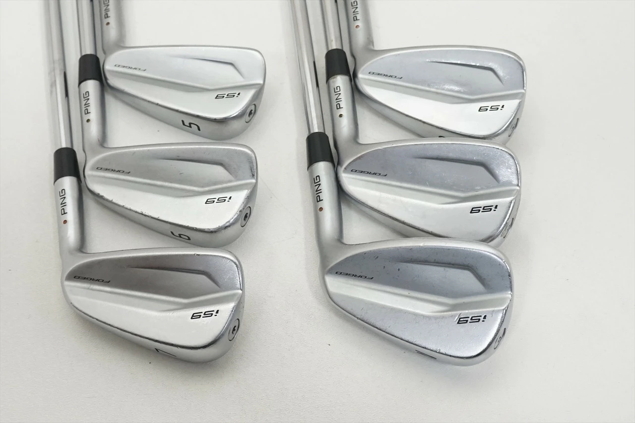 Ping I59 Orange Dot Iron Set 5-Pw Stiff Flex Dynamic Gold 120 Steel 1018247 Good - Image 5