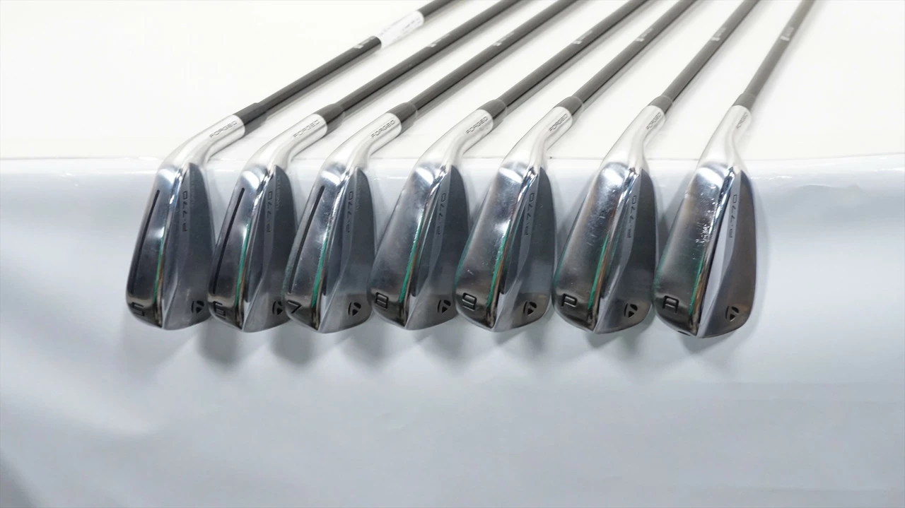 Taylormade P770 2020 Iron Set 5-Pw, Aw Stiff Flex Mmt 105 Graphite 1018619 Good