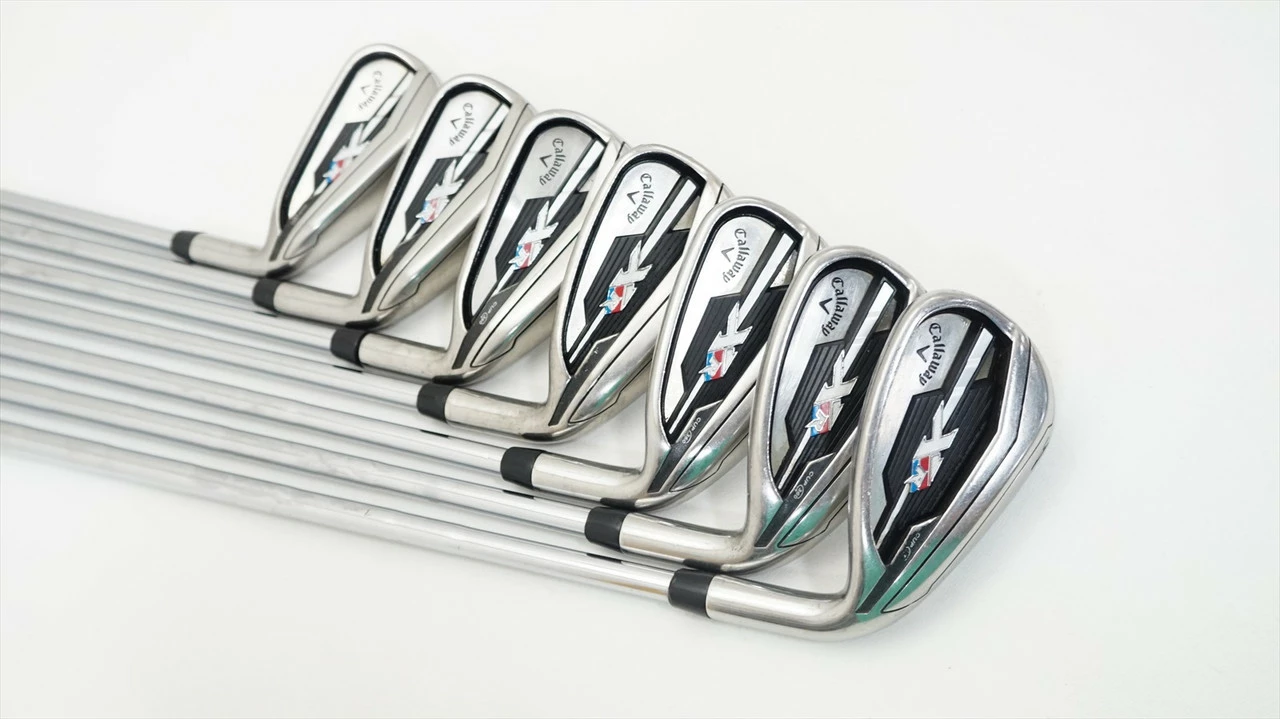 Callaway Xr Iron Set 5-Pw, Aw Stiff Flex Speedstep 80 Steel 1018858 Good - Image 4