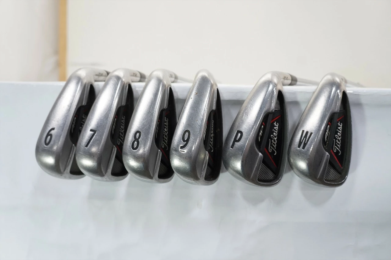 Titleist Ap1 712 Iron Set 6-Pw, W Senior Flex Ns Pro 970 Steel 1019702 Good