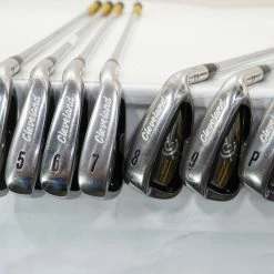 Cleveland Cg Gold Iron Set 4-Pw Uniflex Flex True Temper Steel 1020181 Good