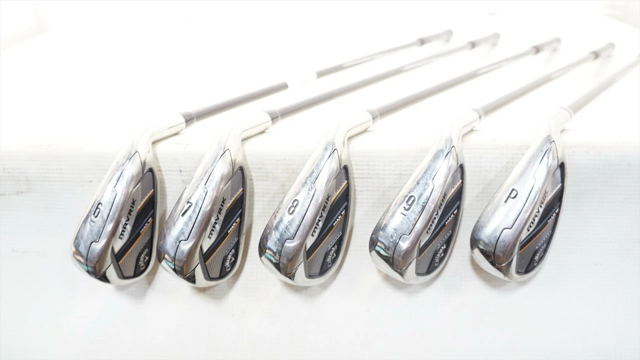 Callaway Mavrik Max W Iron Set 6-Pw Ladies Flex Helium Graphite 1020294 Mint