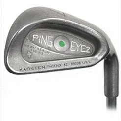 Ping Eye 2 Plus Black Dot Iron Set Stiff Flex 3-Pw Stock Steel 00721258 Iron
